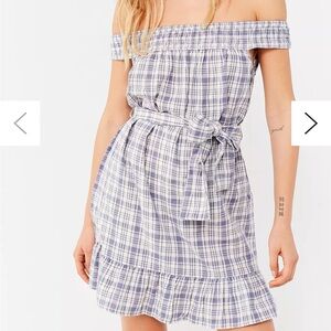 NWT Urban Outfitters Plaid Mini Dress